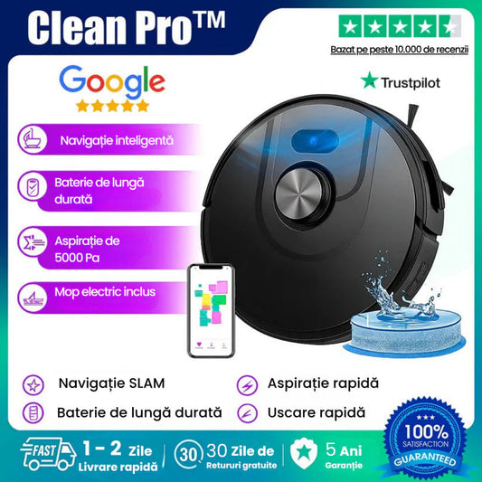 Chytrý robotický vysavač 3 v 1 CleanPro™